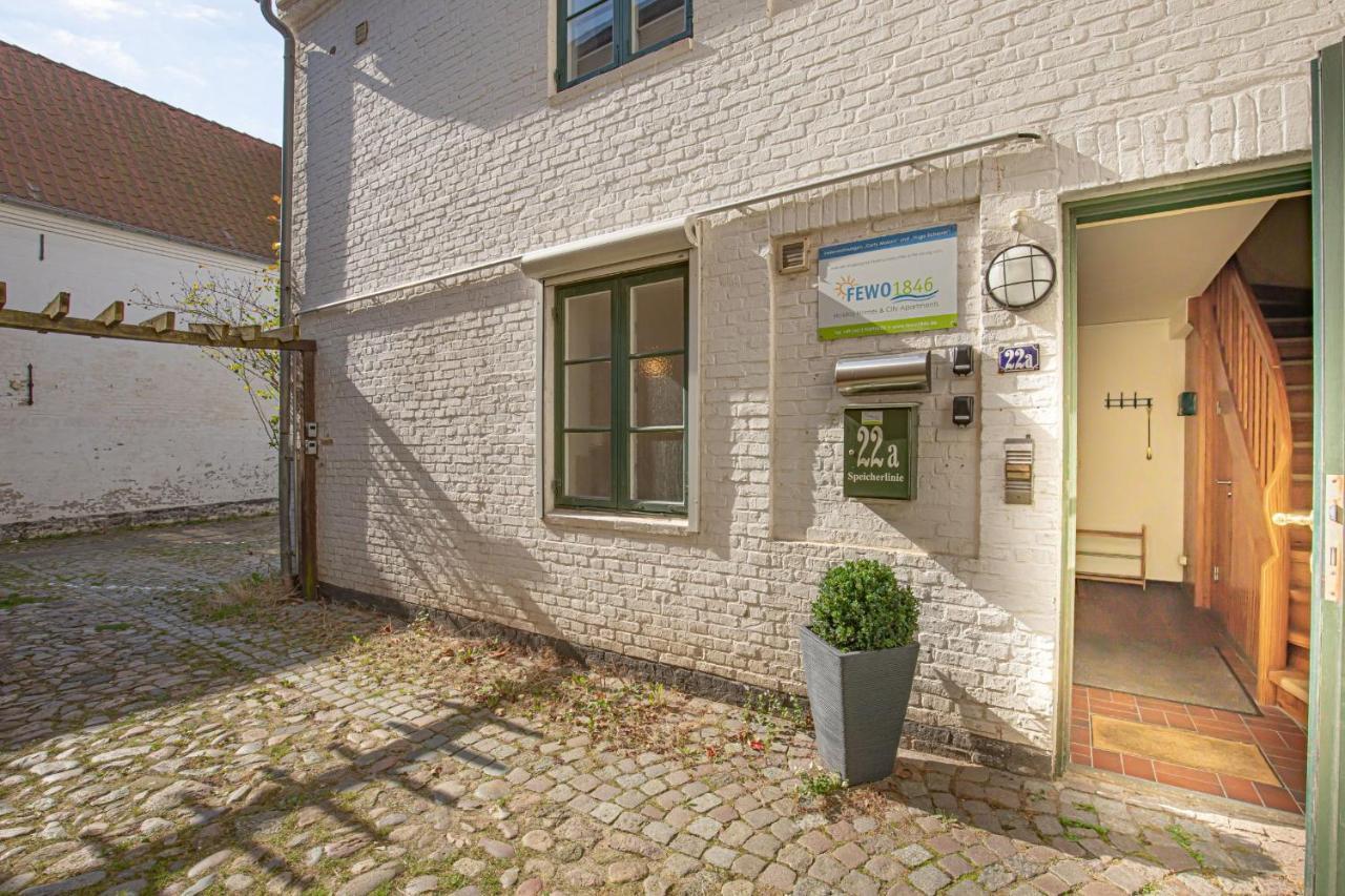 Fewo1846 - Gerty Molzen - Komfortable 2-Zimmer-Wohnung Mit Terrasse Im Stadtzentrum Flensburg Exterior foto